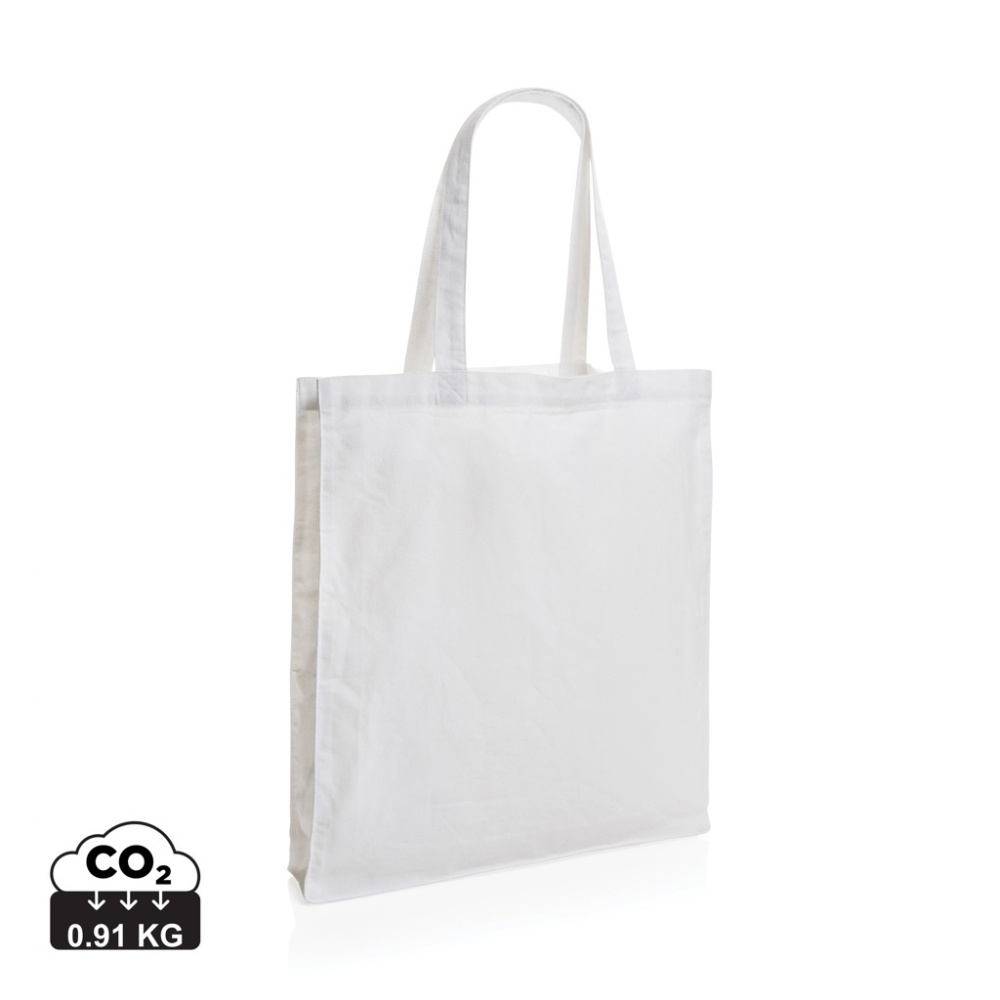 Logotrade promotional gift picture of: Impact AWARE™ Recycled cotton tote w/bottom 145g