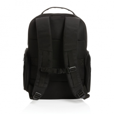 Logo trade promotional giveaways image of: Swiss Peak AWARE™ RPET 15.6 inch commuter backpack