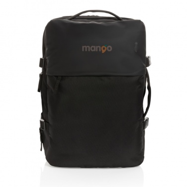 Logo trade promotional gift photo of: Swiss Peak AWARE™ RPET 15.6' expandable weekend backpack