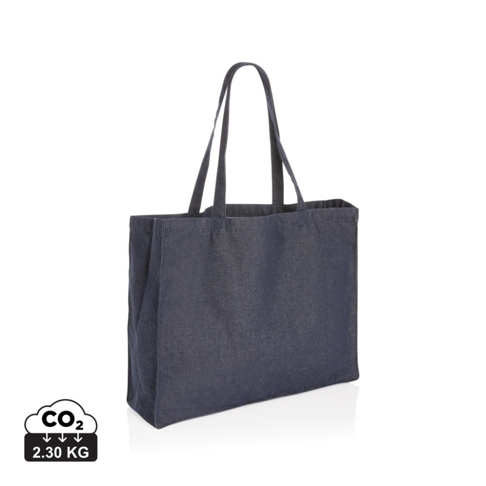 Logotrade promotional merchandise picture of: Impact AWARE™ recycled denim shopper