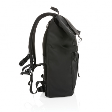 Logo trade promotional merchandise image of: Impact AWARE™ RPET water resistant 15.6" laptop backpack