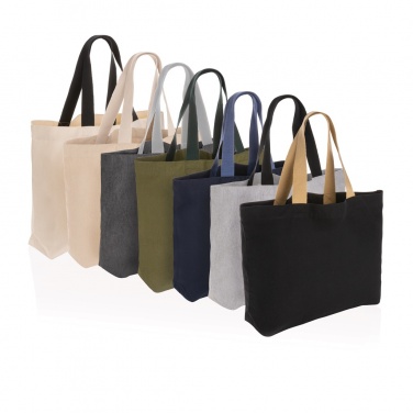 Logo trade promotional merchandise photo of: Impact Aware™ 240 gsm rcanvas large tote undyed
