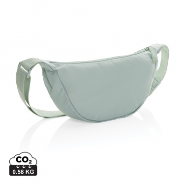 Logo trade promotional items image of: Crescent AWARE™ RPET half moon sling bag