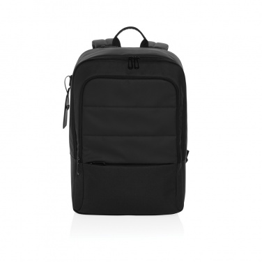 Logotrade promotional product picture of: Armond AWARE™ RPET 15.6 inch deluxe laptop backpack
