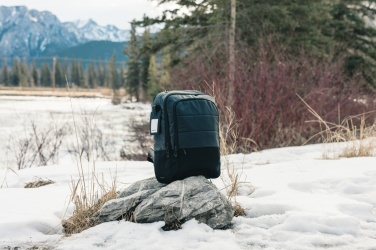 Logotrade promotional product image of: Armond AWARE™ RPET 15.6 inch deluxe laptop backpack