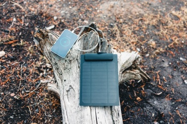 Logotrade corporate gift image of: Pedro AWARE™ RPET deluxe backpack with 5W solar panel