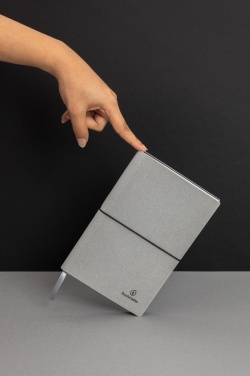 Logo trade promotional products image of: A5 recycled leather notebook