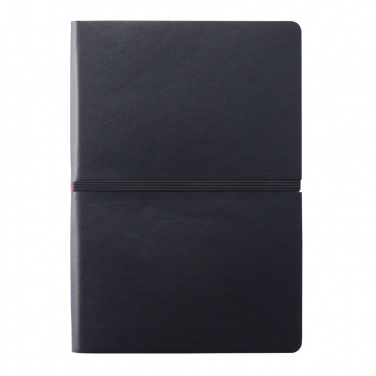 Logo trade promotional gift photo of: Deluxe softcover A5 notebook