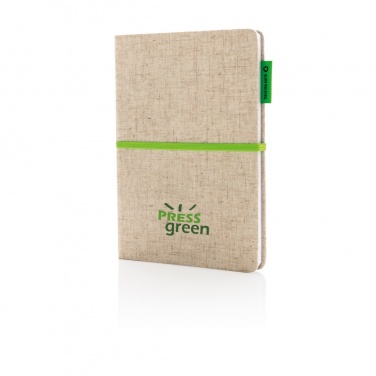 Logotrade advertising product image of: A5 jute notebook