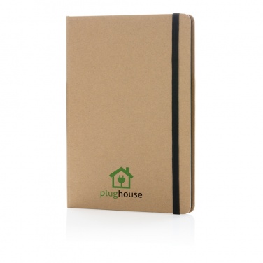Logo trade advertising products image of: A5 kraft notebook