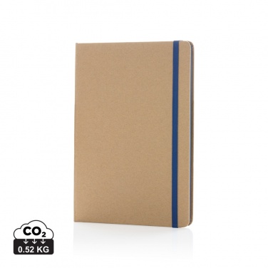 Logo trade promotional giveaways image of: A5 kraft notebook