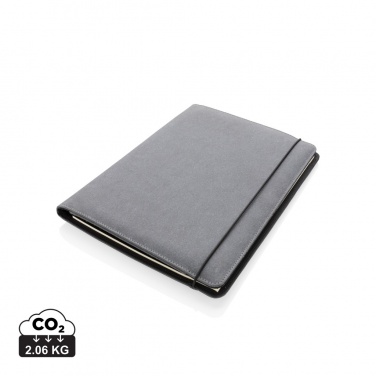 Logo trade business gift photo of: Recycled leather A4 portfolio