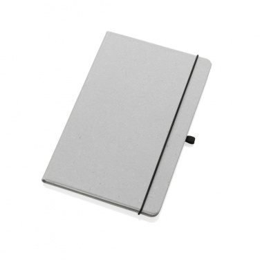 Logo trade promotional gifts picture of: Recycled leather hardcover notebook A5