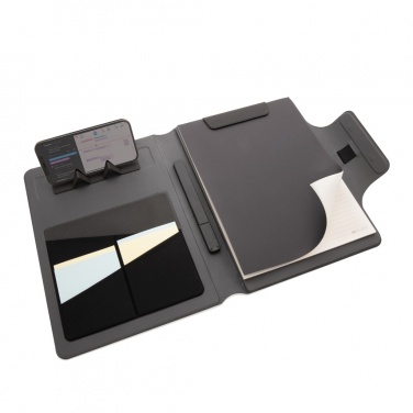 Logotrade promotional merchandise photo of: Artic Magnetic 10W wireless charging A4 portfolio