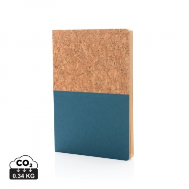 Logotrade promotional merchandise image of: A5 cork & kraft notebook