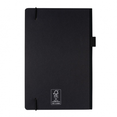 Logotrade corporate gift picture of: A5 deluxe kraft hardcover notebook