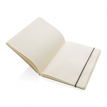 Logo trade advertising products picture of: A5 deluxe kraft hardcover notebook