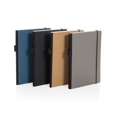 Logotrade business gift image of: A5 deluxe kraft hardcover notebook