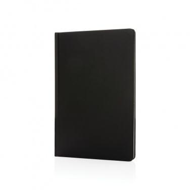 Logo trade promotional merchandise image of: A5 Impact stone paper hardcover notebook