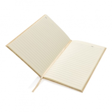 Logo trade promotional product photo of: Kavana wood print A5 notebook
