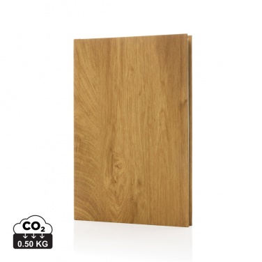 Logotrade corporate gift picture of: Kavana wood print A5 notebook