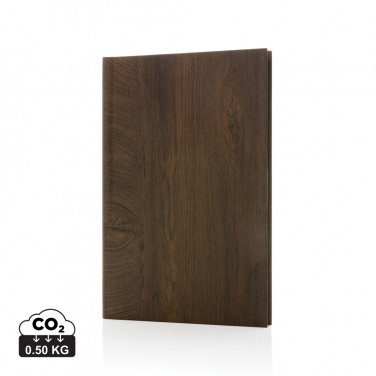 Logo trade promotional product photo of: Kavana wood print A5 notebook