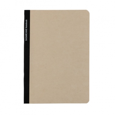 Logo trade business gifts image of: Stylo Sugarcane paper A5 Notebook