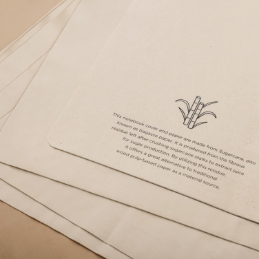 Logotrade promotional giveaways photo of: Stylo Sugarcane paper A5 Notebook