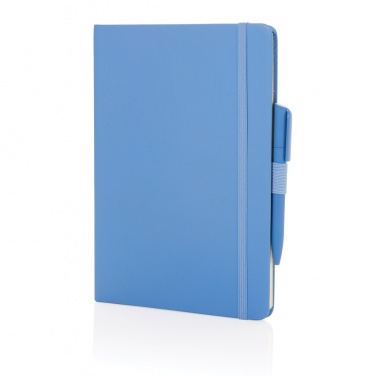 Logo trade corporate gift photo of: Sam A5 RCS certified bonded leather classic notebook