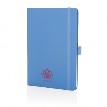 Logo trade promotional giveaways picture of: Sam A5 RCS certified bonded leather classic notebook