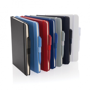 Logo trade corporate gift photo of: Sam A5 RCS certified bonded leather classic notebook