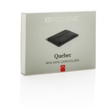 Logo trade promotional item photo of: Quebec RFID safe cardholder
