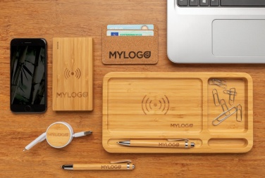 Logo trade corporate gifts image of: Cork secure RFID slim wallet