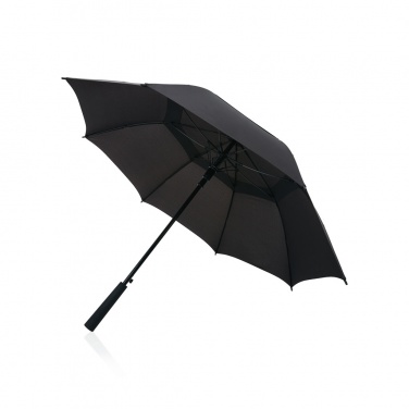 Logo trade promotional product photo of: Swiss peak AWARE™ Tornado 23” storm umbrella