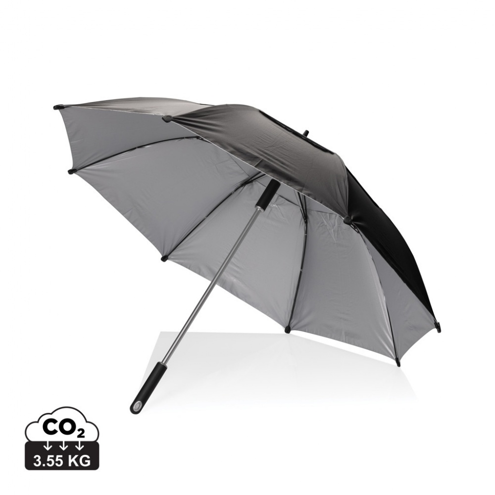 Logo trade promotional gift photo of: AWARE™ 27' Hurricane storm umbrella