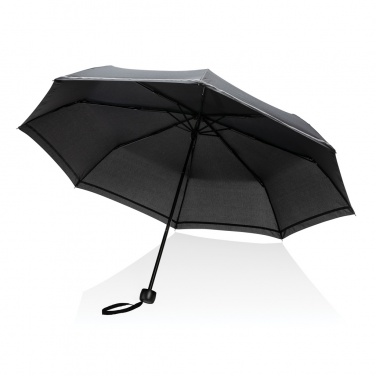 Logotrade advertising product image of: 20.5"Impact AWARE™ RPET 190T pongee mini reflective umbrella