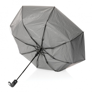 Logo trade promotional items image of: 21" Impact AWARE™ RPET 190T Pongee dual colour mini umbrella