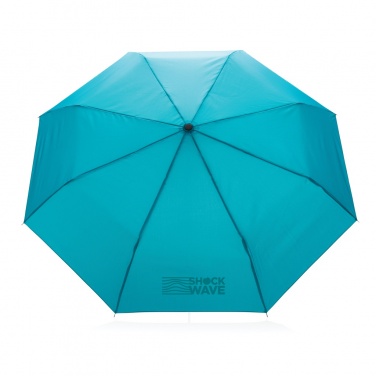 Logo trade promotional gifts image of: 20.5" Impact AWARE™ RPET 190T mini umbrella