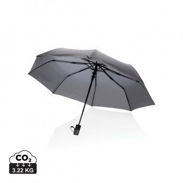 Logo trade promotional gifts picture of: 21" Impact AWARE™ RPET 190T mini auto open umbrella