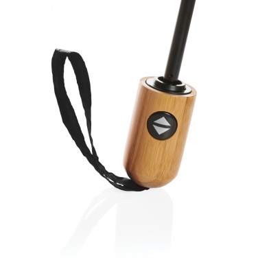 Logotrade promotional giveaways photo of: 21" Impact AWARE™ RPET 190T bamboo auto open/close umbrella