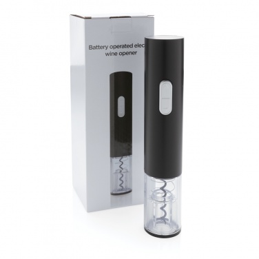 Logo trade promotional giveaway photo of: Electric wine opener - battery operated