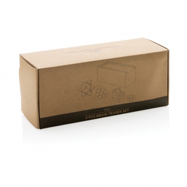 Logotrade advertising products photo of: 3 pcs brain teaser set