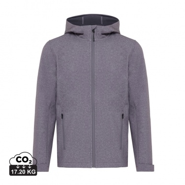 Logo trade corporate gift photo of: Iqoniq Makalu men recycled polyester soft shell jacket