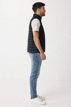 Logo trade corporate gifts image of: Iqoniq Meru men recycled polyester bodywarmer