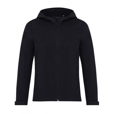Logo trade corporate gifts image of: Iqoniq Makalu women recycled polyester soft shell jacket