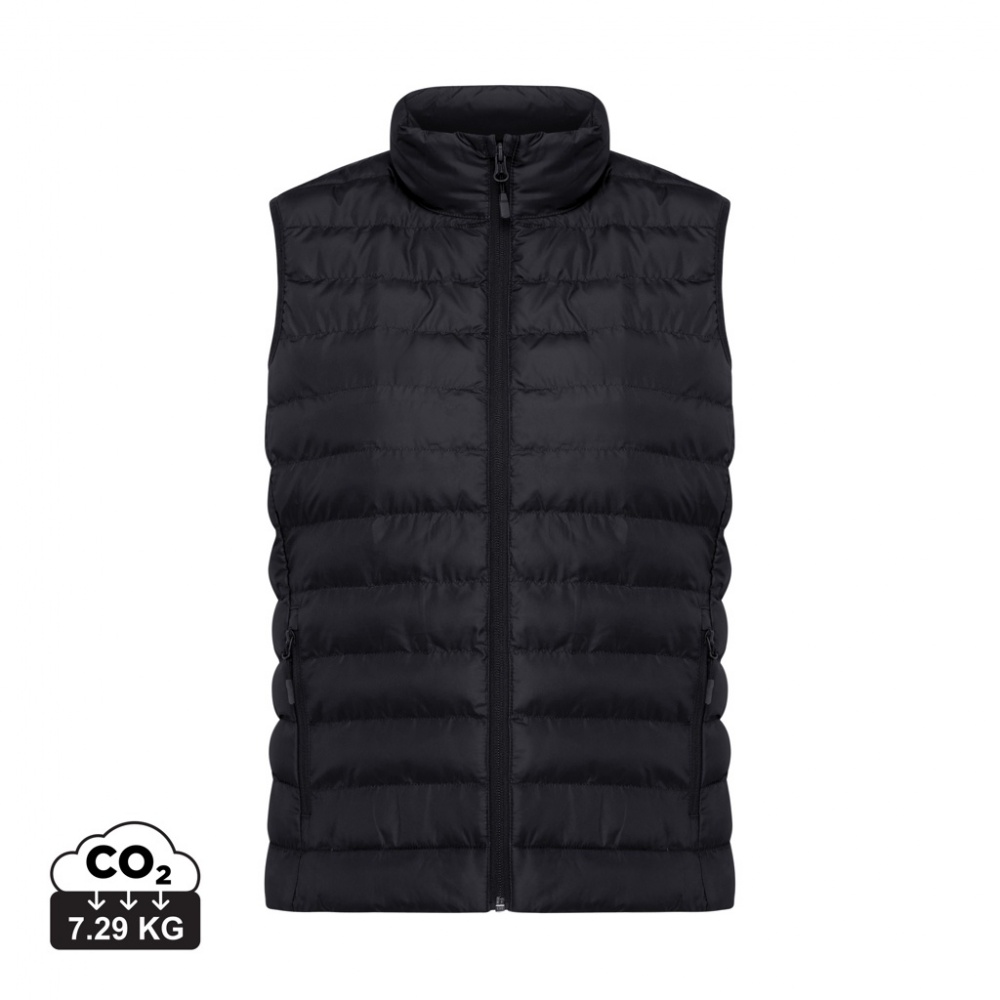 Logo trade promotional product photo of: Iqoniq Meru women recycled polyester bodywarmer