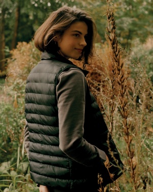 Logo trade advertising product photo of: Iqoniq Meru women recycled polyester bodywarmer