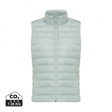Logo trade corporate gifts image of: Iqoniq Meru women recycled polyester bodywarmer