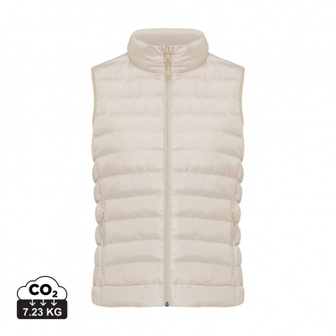 Logo trade promotional merchandise photo of: Iqoniq Meru women recycled polyester bodywarmer