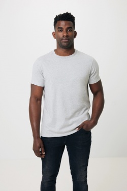 Logo trade promotional merchandise image of: Iqoniq Manuel recycled cotton t-shirt undyed
